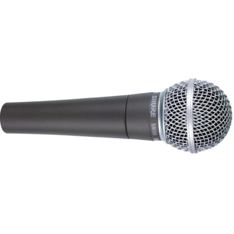 Micrófono Shure SM SM58-LC dinámico cardioide gris oscuro/plateado